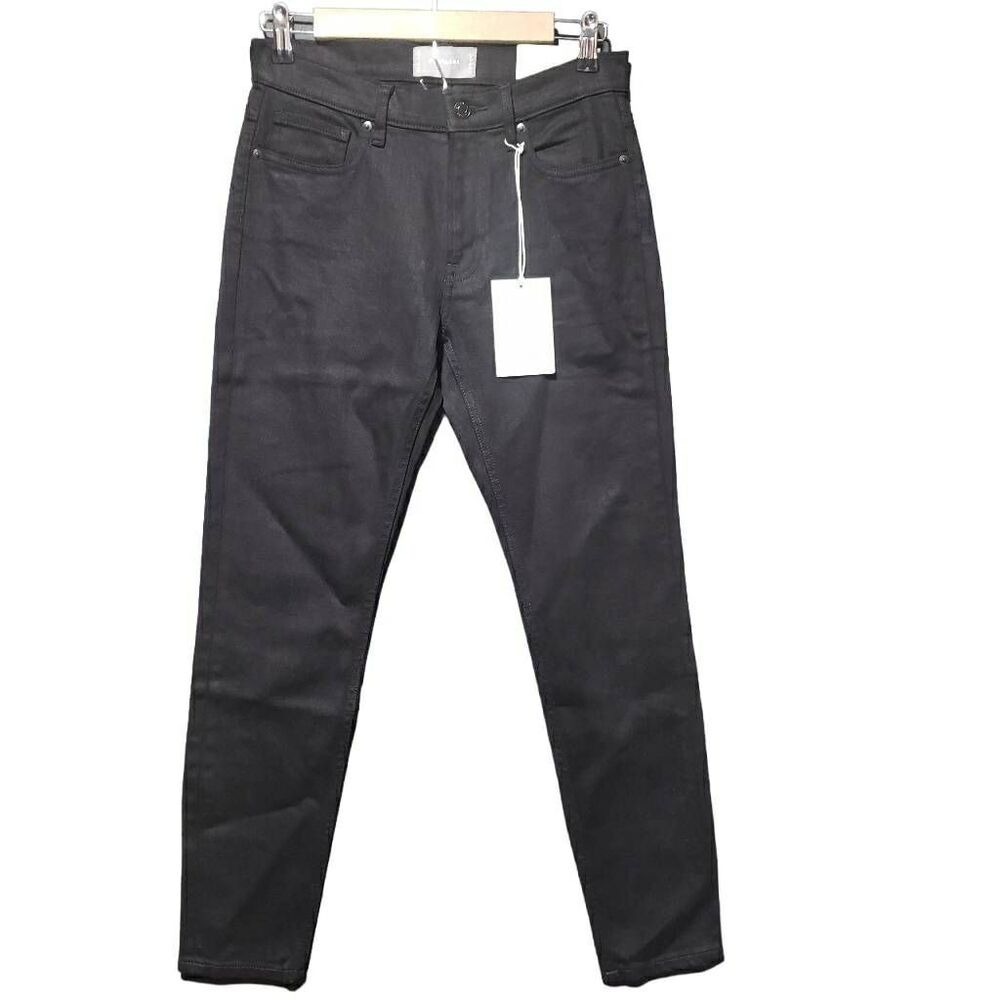 Everlane Mid Rise Skinny Women 27 Black Denim Stretchy‎ Minimalist Clean Girl